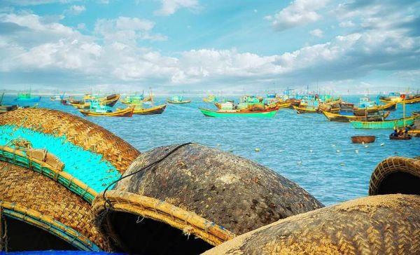 Một góc làng chài Phan Thiết